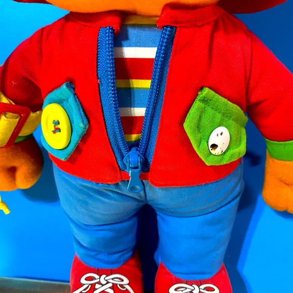 SESAME STREET VTG 1990 DRESS ME UP ERNIE PLAYSKOOL LEARNING COLLECTIBLE PLUSH - Picture 3 of 12